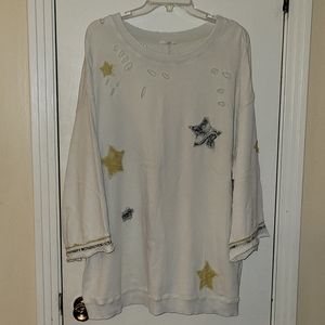 Women's Easel Distressed Sweatshirt